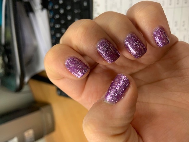 purple nails