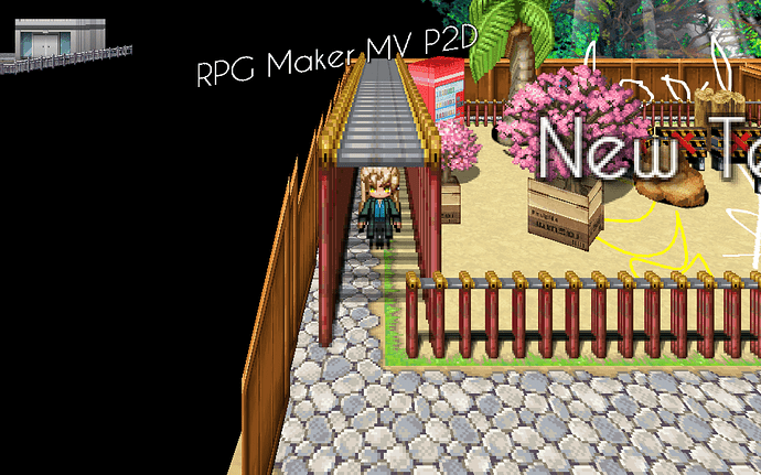 RPG Maker MV における SigmaSuccour による U2U 風 P2D マッピング | 690x431