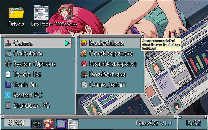 Desktop Operating System start button as a scene by SigmaSuccour