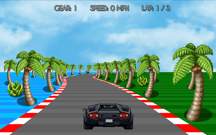 Racing Minigame as a scene by SigmaSuccour