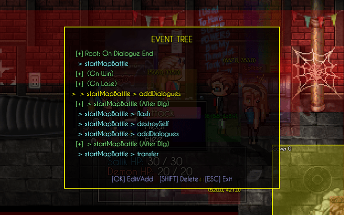 Adventure Game Engine Visual Editor as a scene by SigmaSuccour