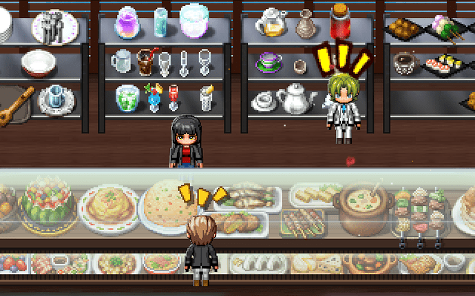 Spaces & Areas for eye-candy & fantasy in False Series Arcade 3