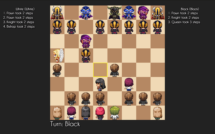 Chess minigame as Scene by SigmaSuccour