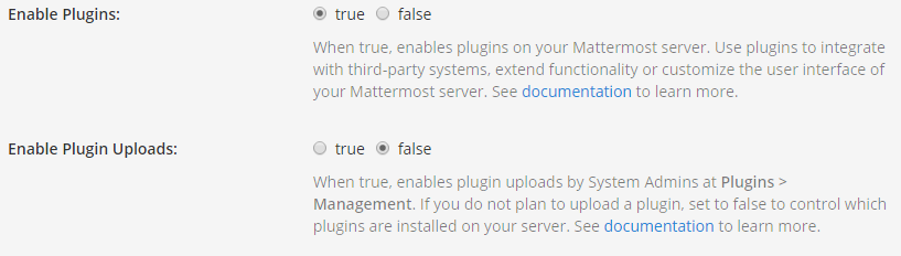 Plugins Enabled
