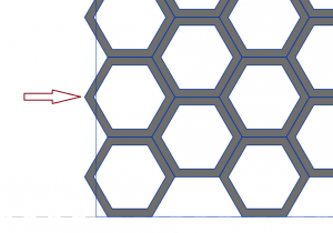 Hexagonal Panels Surface