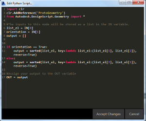 python script