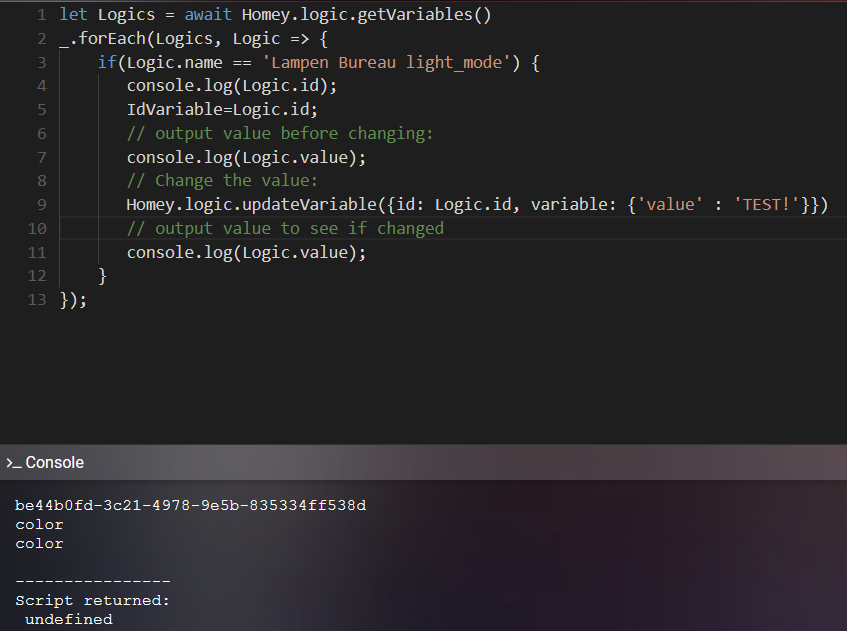 HomeyScript-GlobalVariable